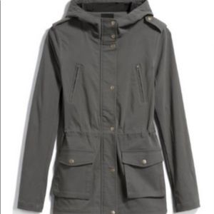 Eden Society Hooded Cargo Jacket Dark Gray Small